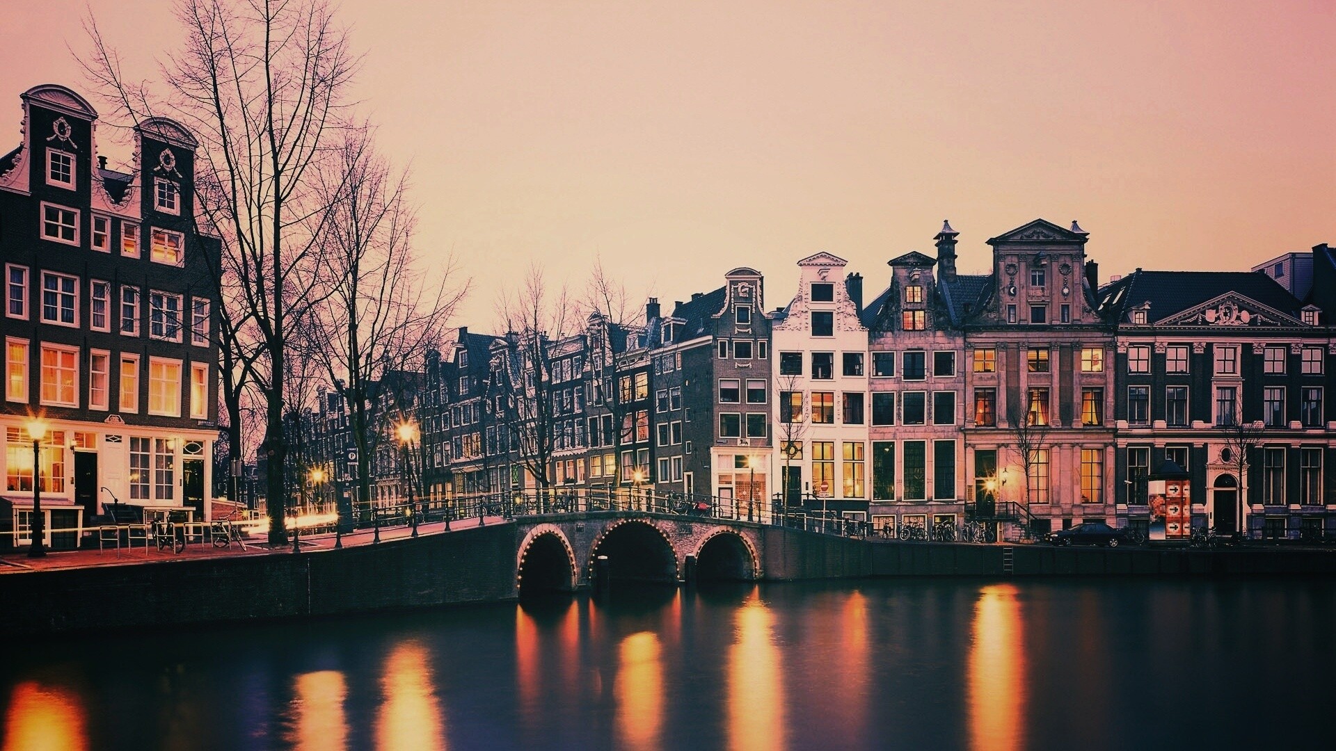 Европейский городок обои