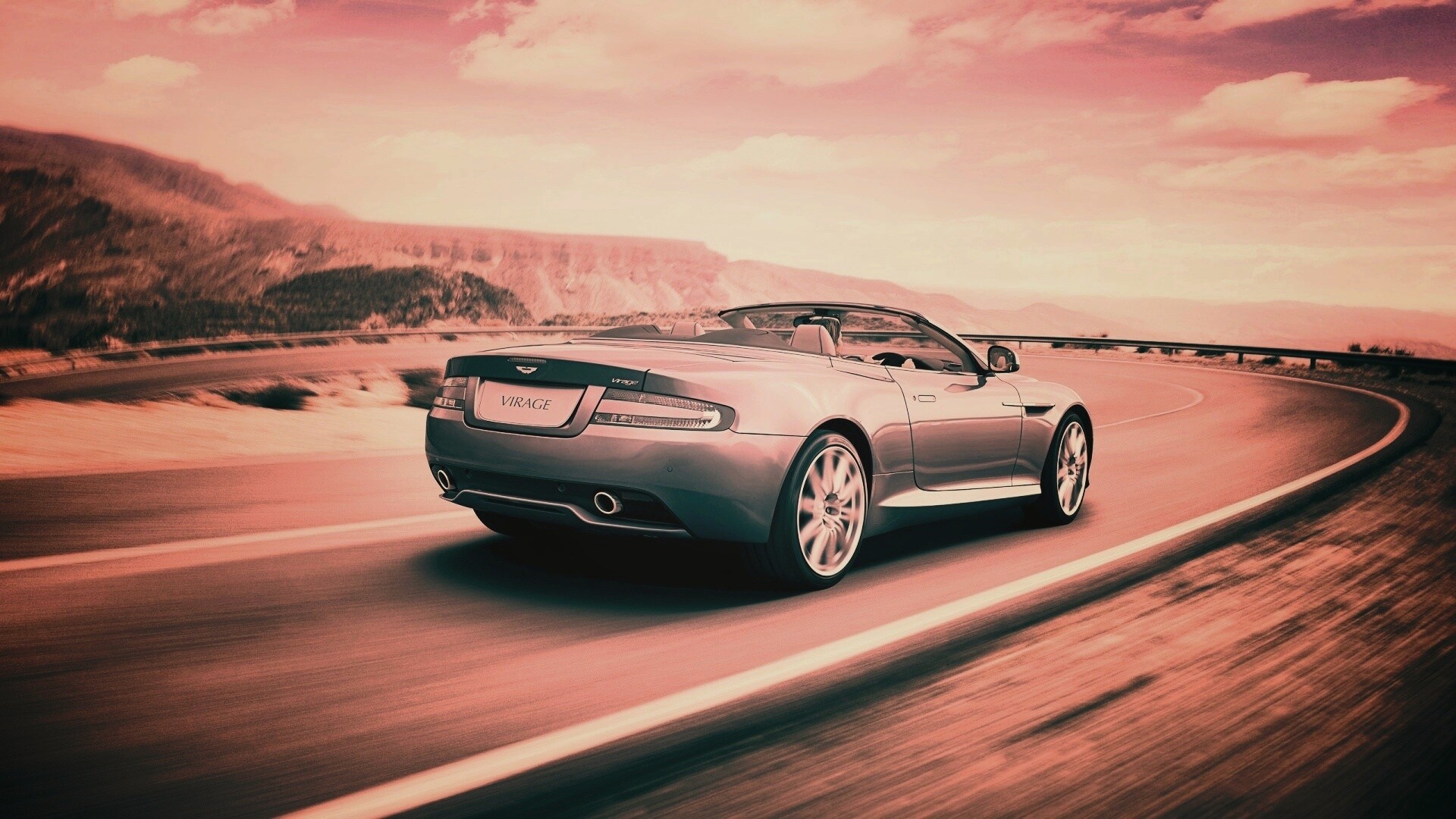 Астон кабриолет обои