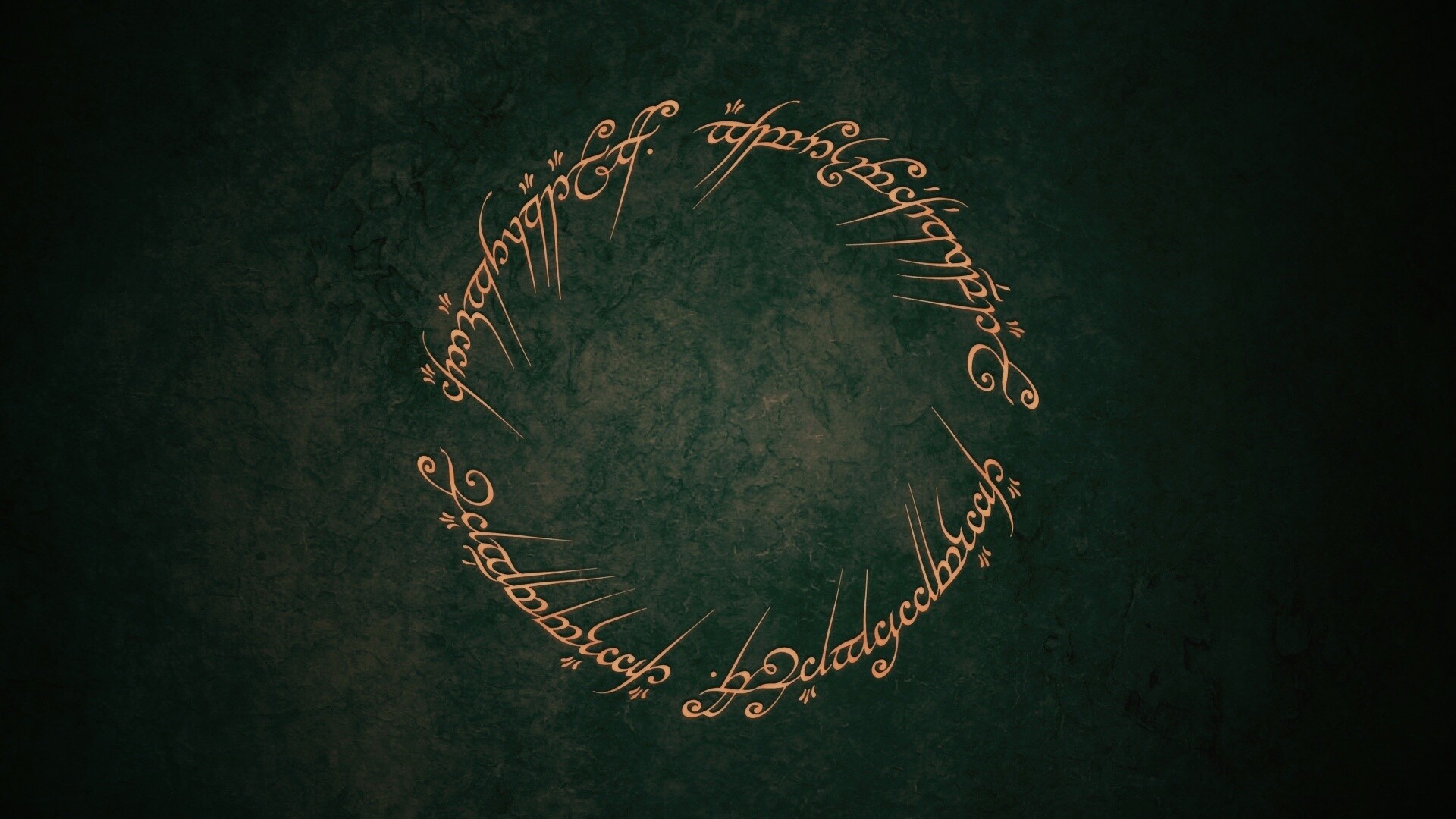 Кольцо всевластья - узор обои