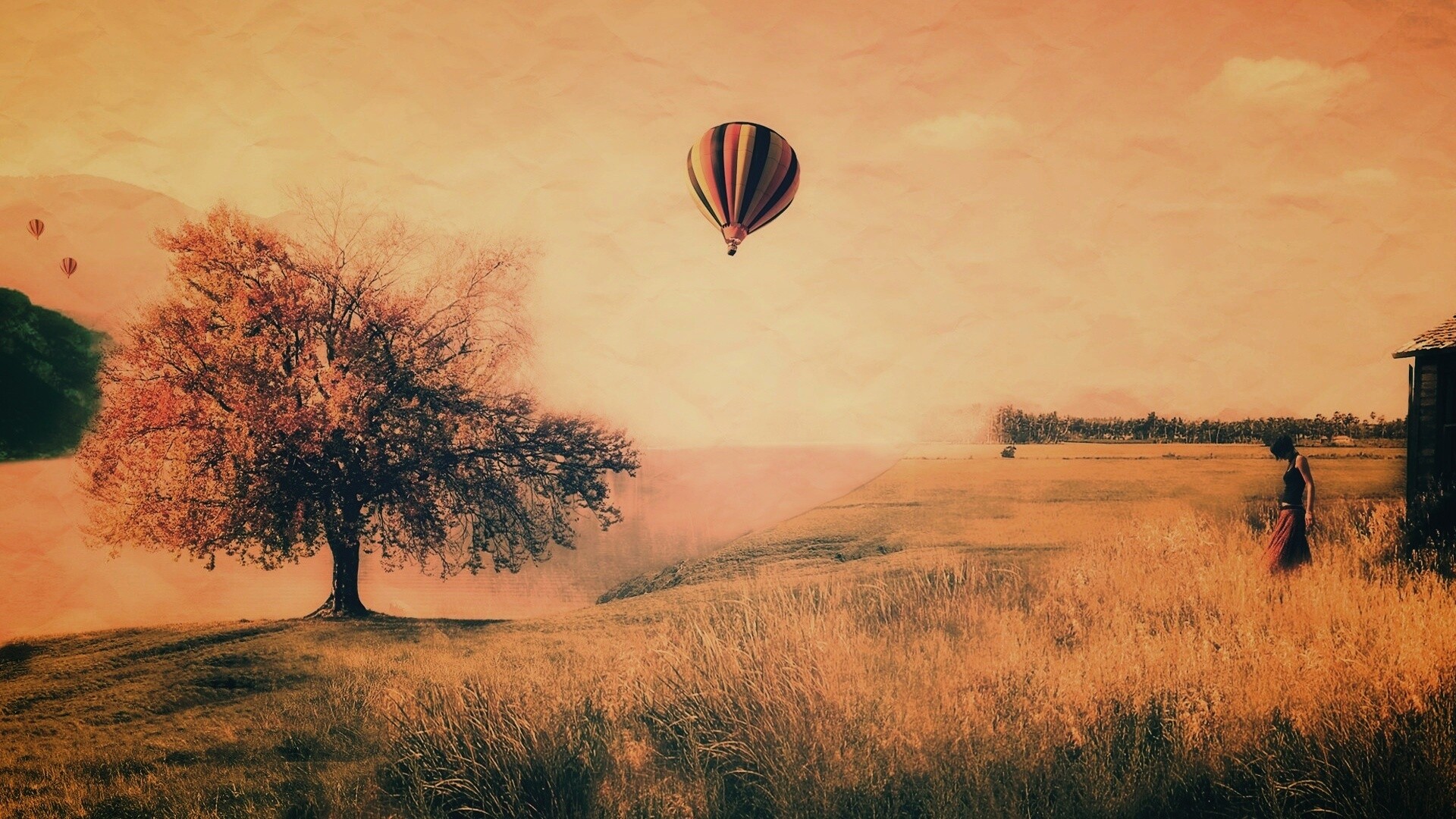 Умиротворенный коллаж обои