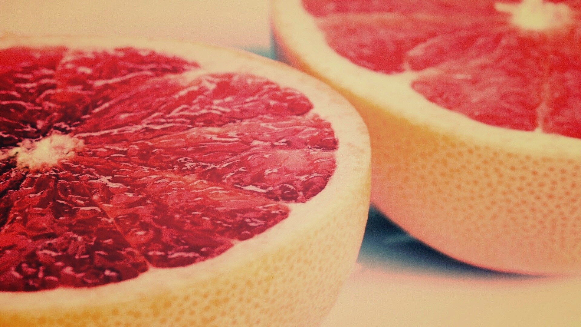 Грейпфрут в разрезе обои