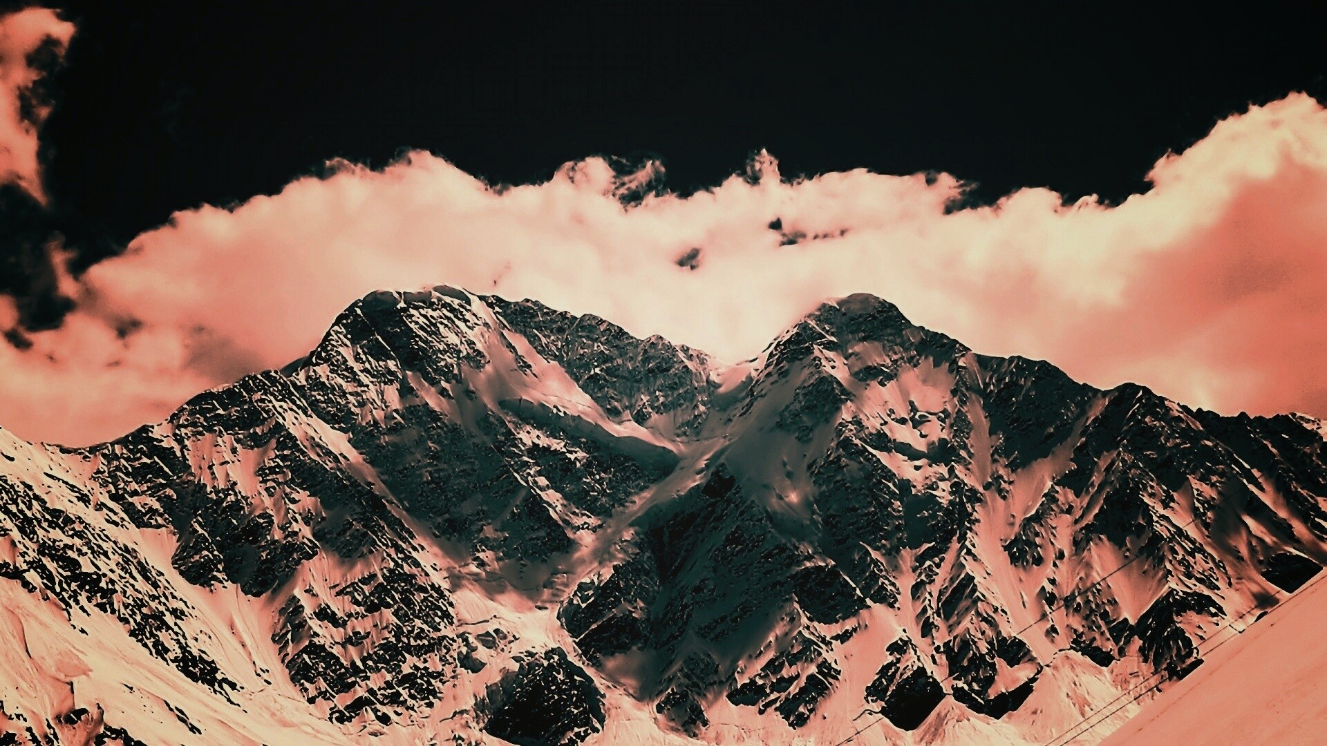 Снежные горы обои