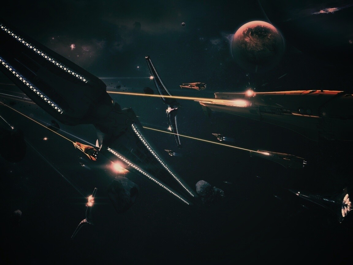 Космическая баталия обои