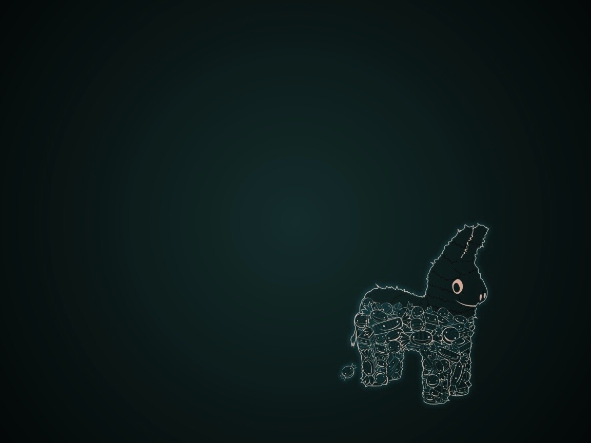 Кофеты прячутся в пинате обои