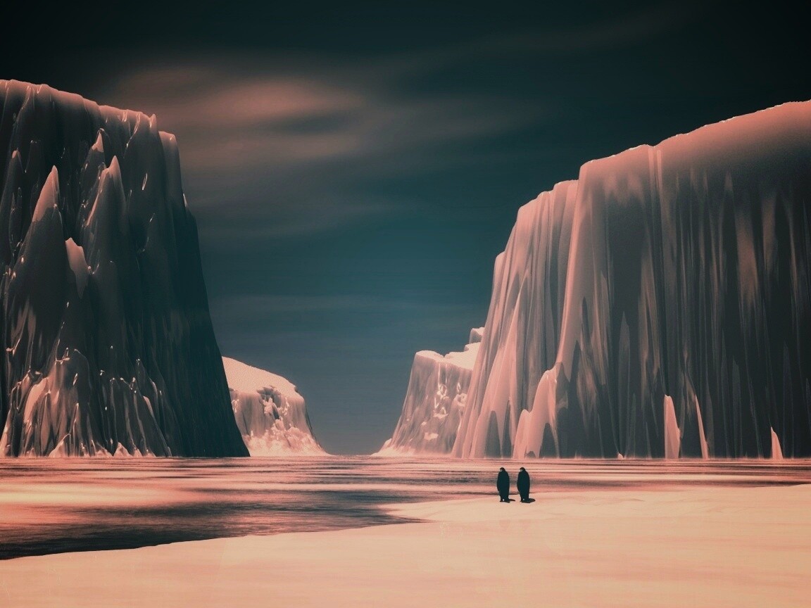 Ледяные горы обои