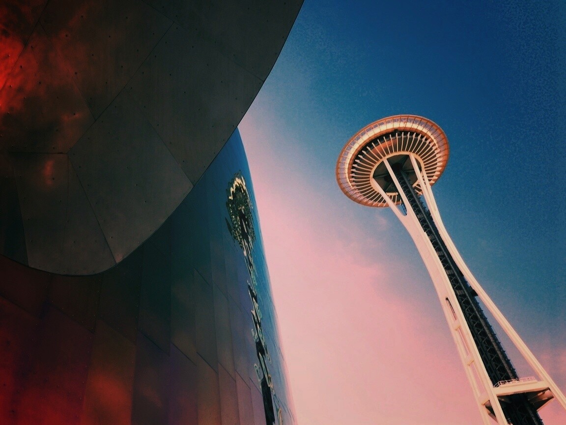 Space Needle Tower обои