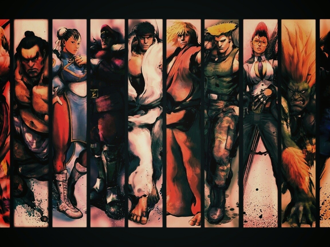 Герои игры Street FIghter обои