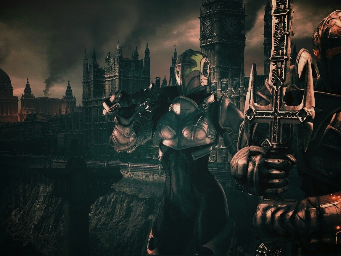 Постапокалиптический Лондон из игры обои