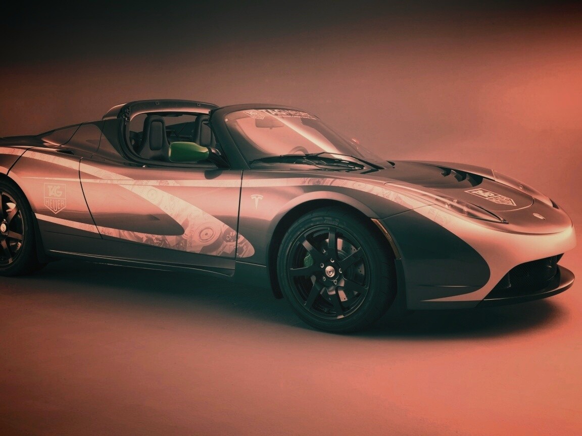 Tag Heuer Tesla Roadster обои