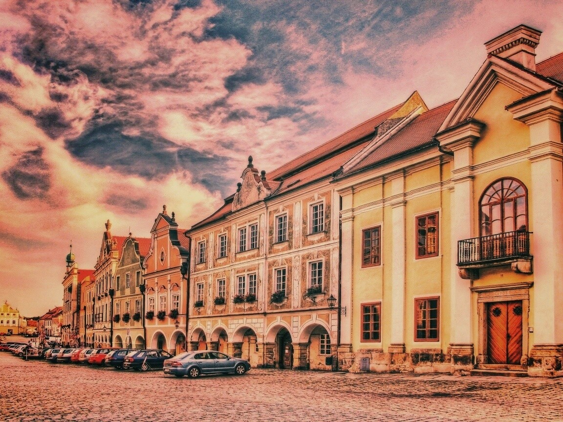 Домики в Чехии обои