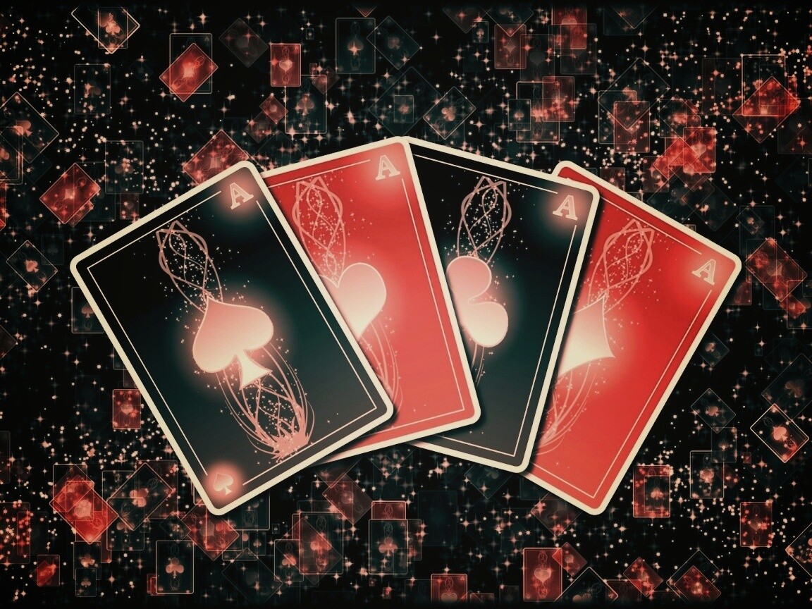 Каре из тузов обои