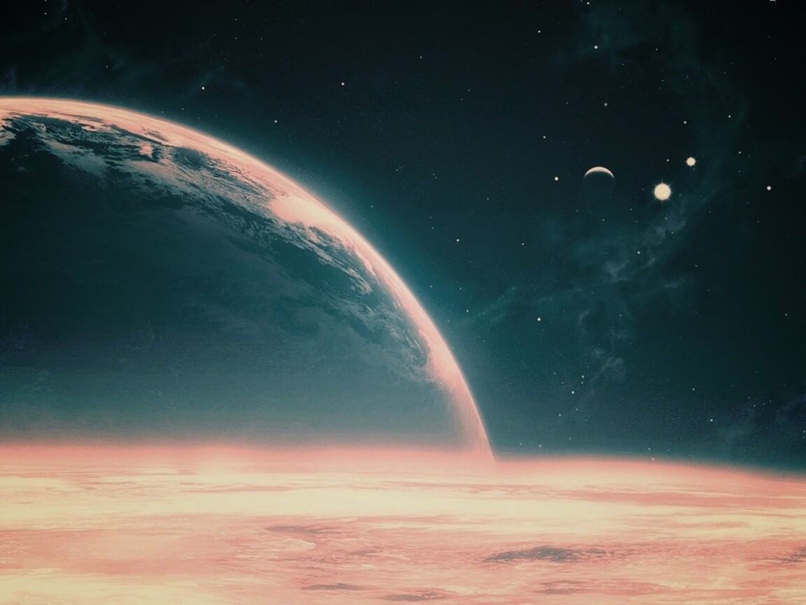 Планета за горизонтом обои