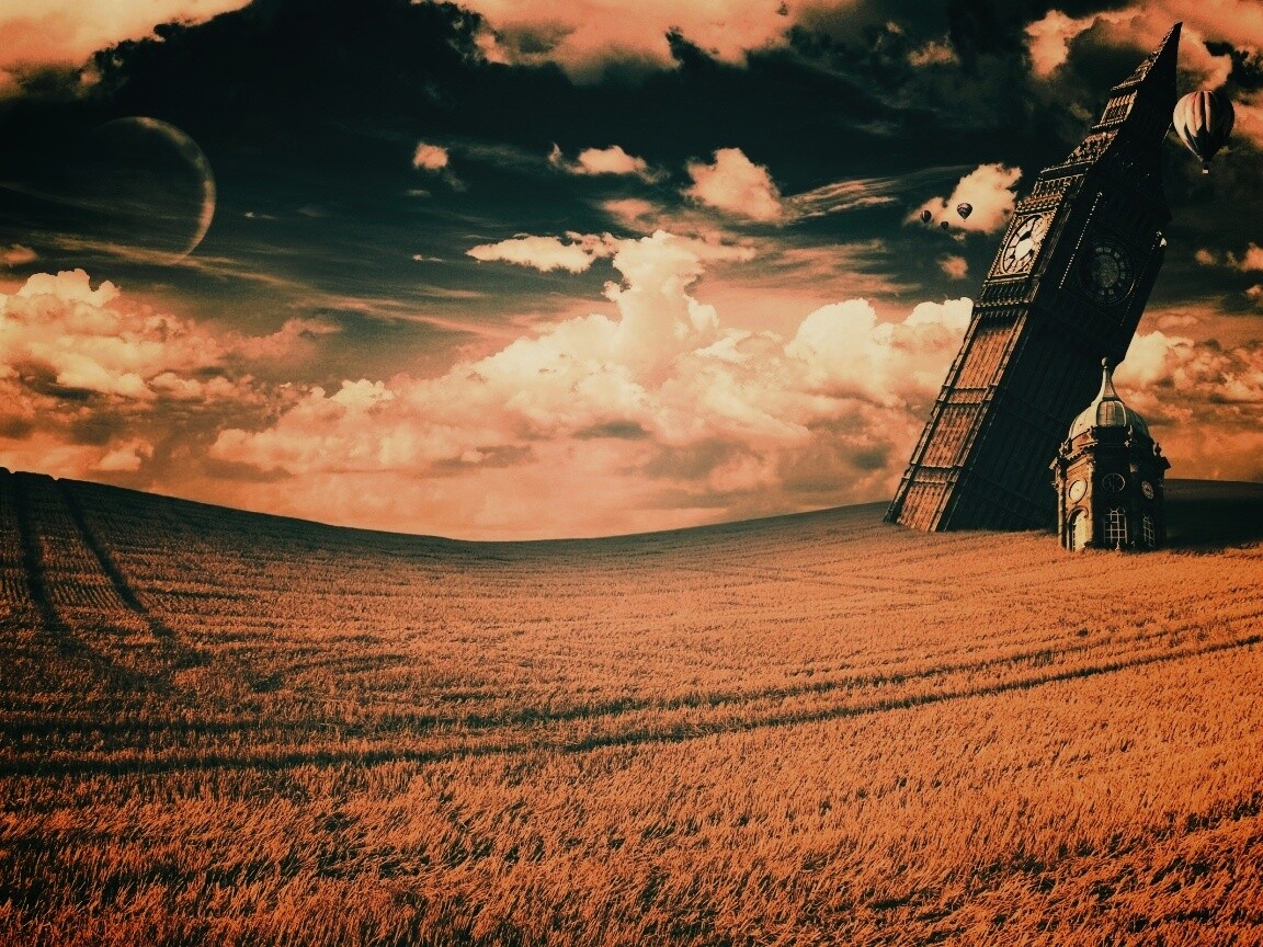 Лондон через тысячи лет обои