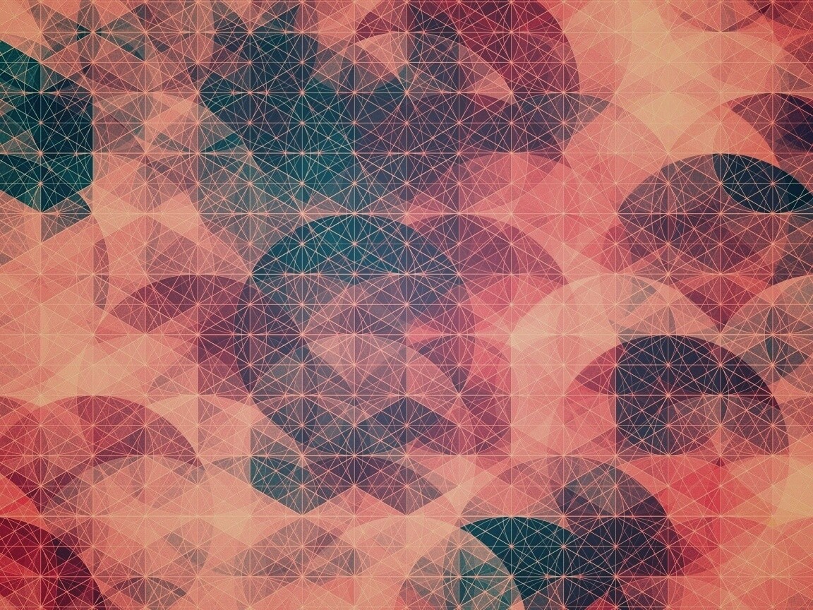 Узор из геометрических фигур обои