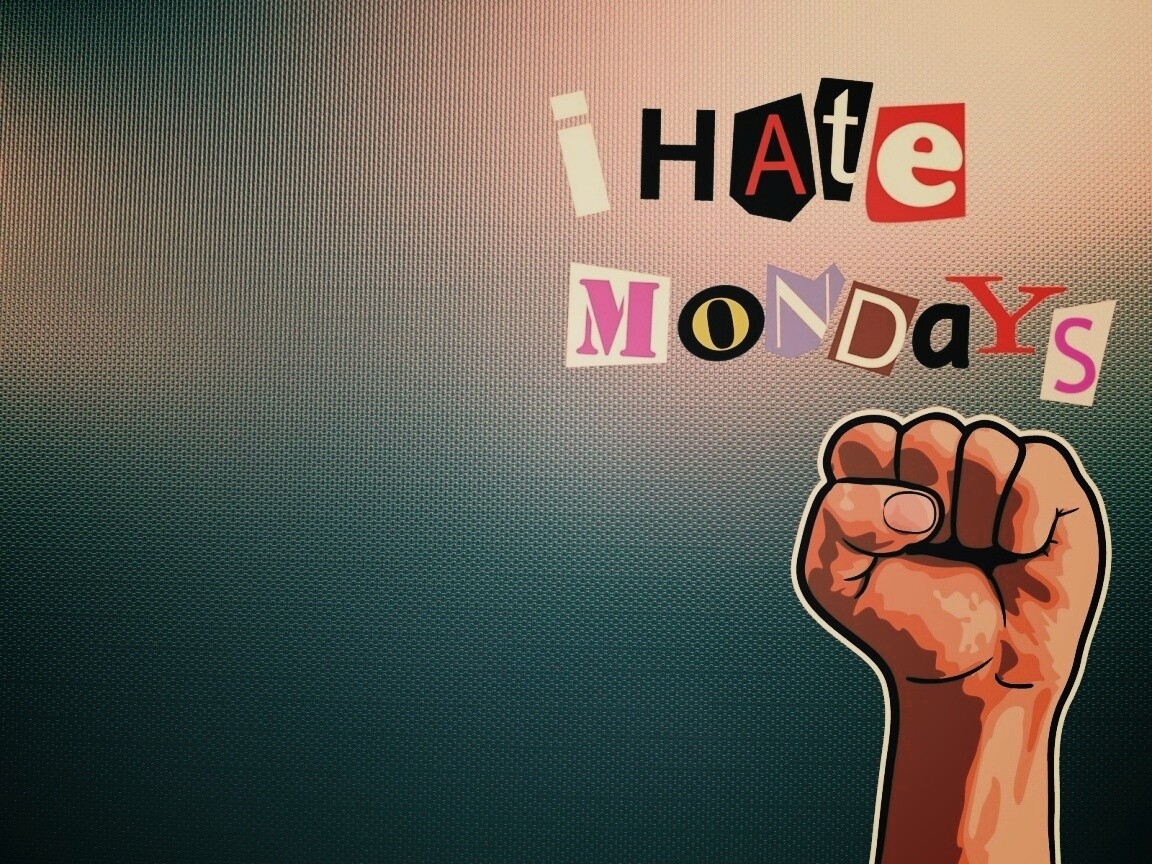 Ненавижу понедельники обои