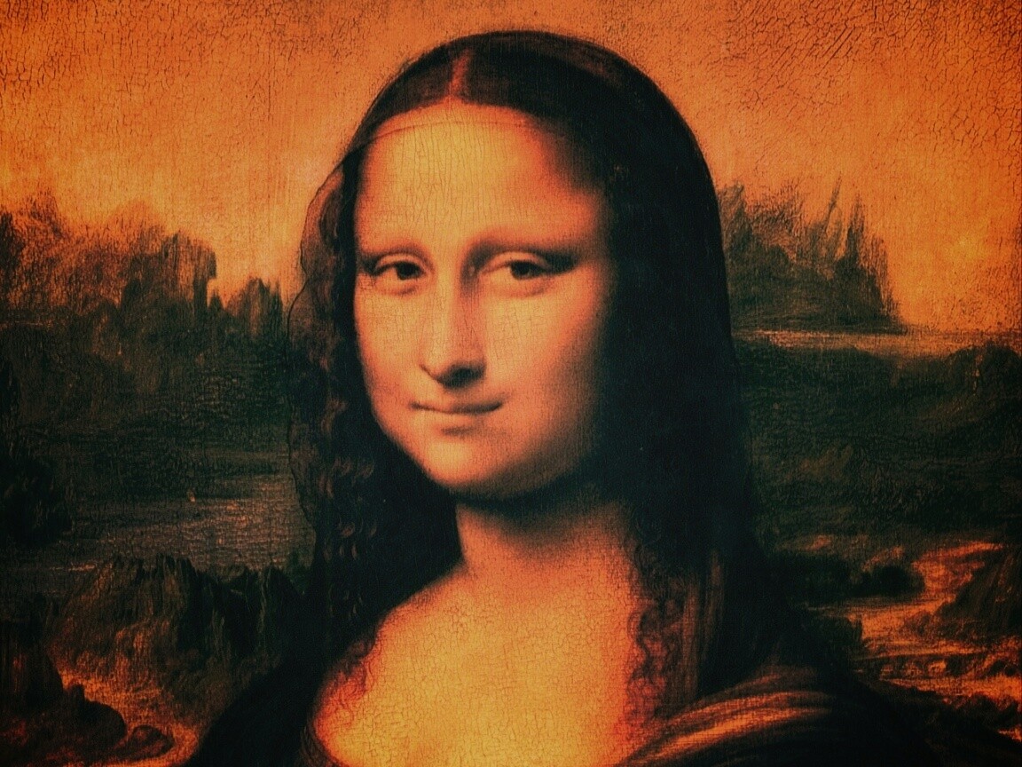 Картина Мона Лиза обои