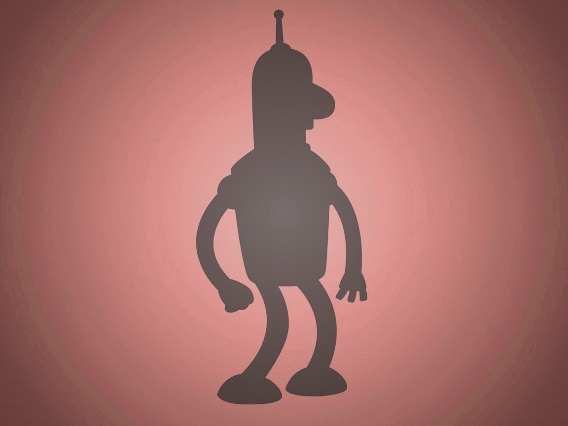 Силуэт Бендера обои