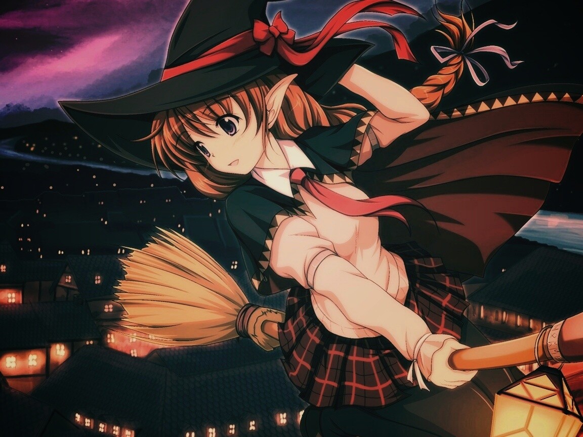 Эльфийская ведьмочка обои