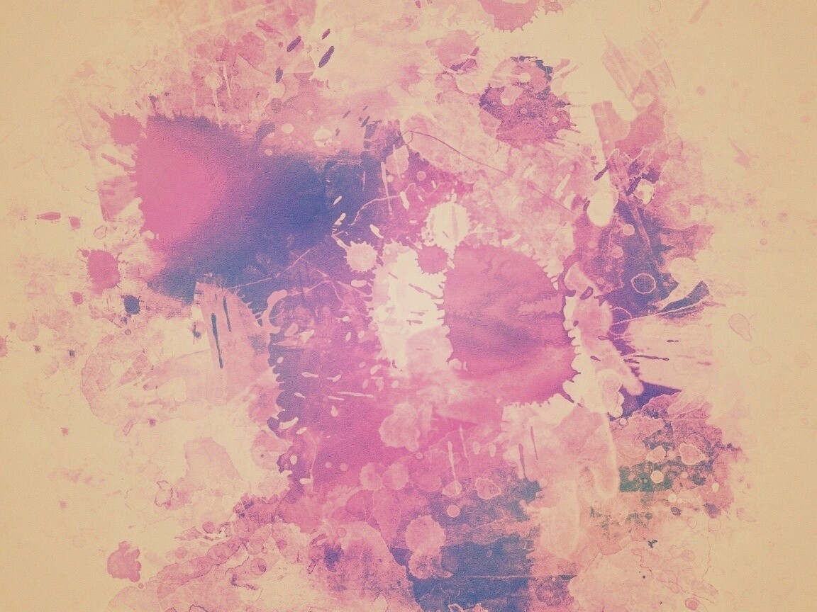 Синие и фиолетовые кляксы обои