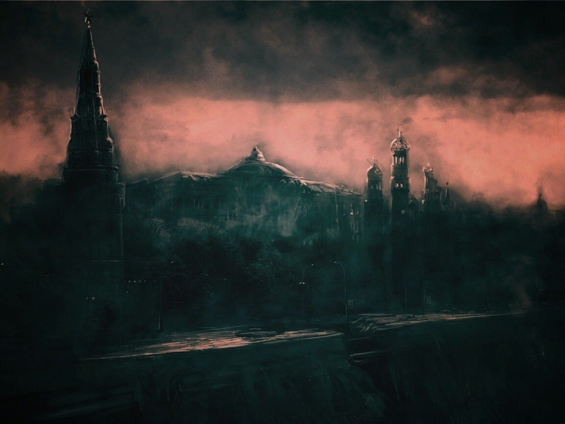 Постапокалиптическая Москва обои