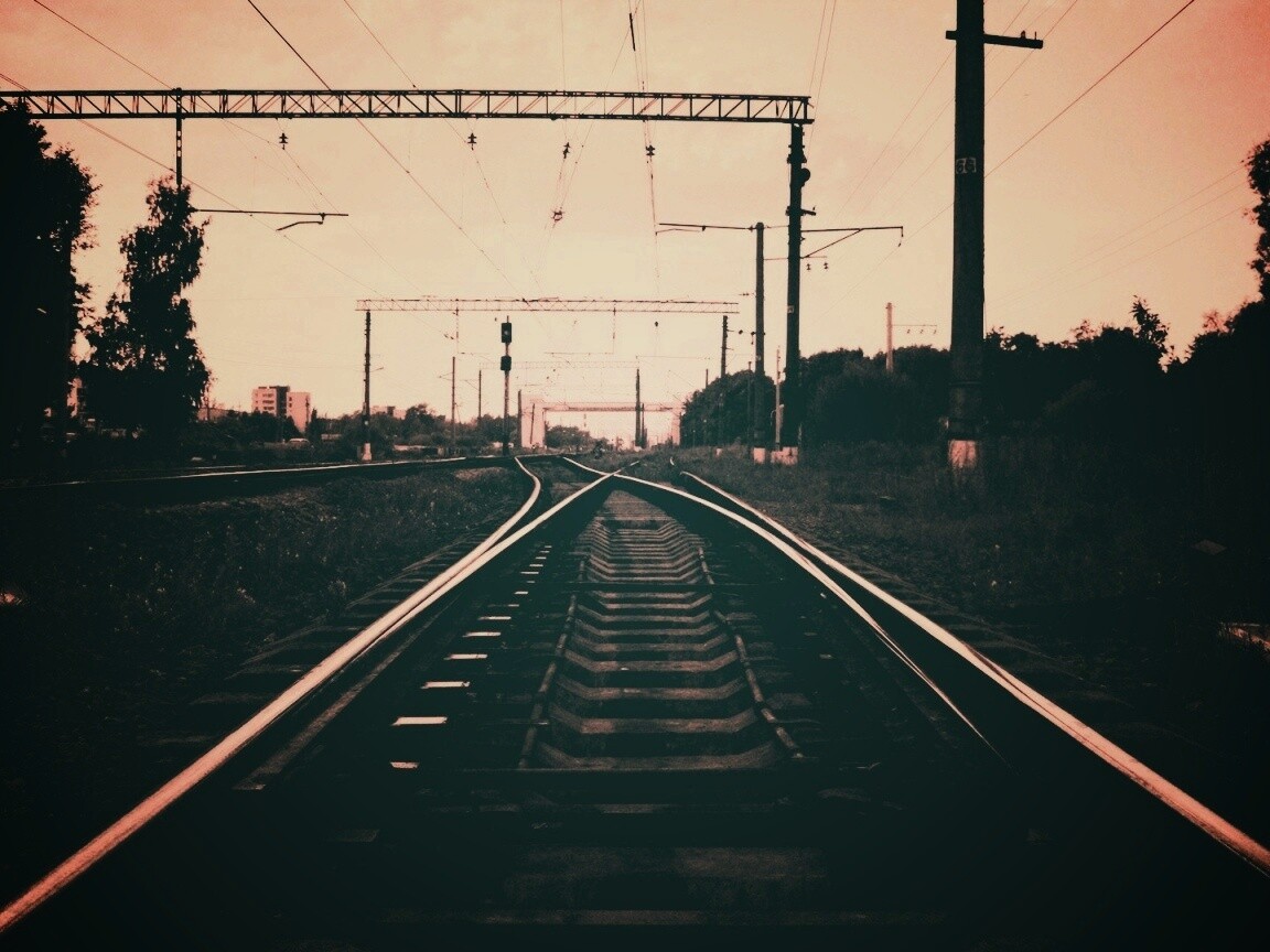 Железнодорожные пути обои