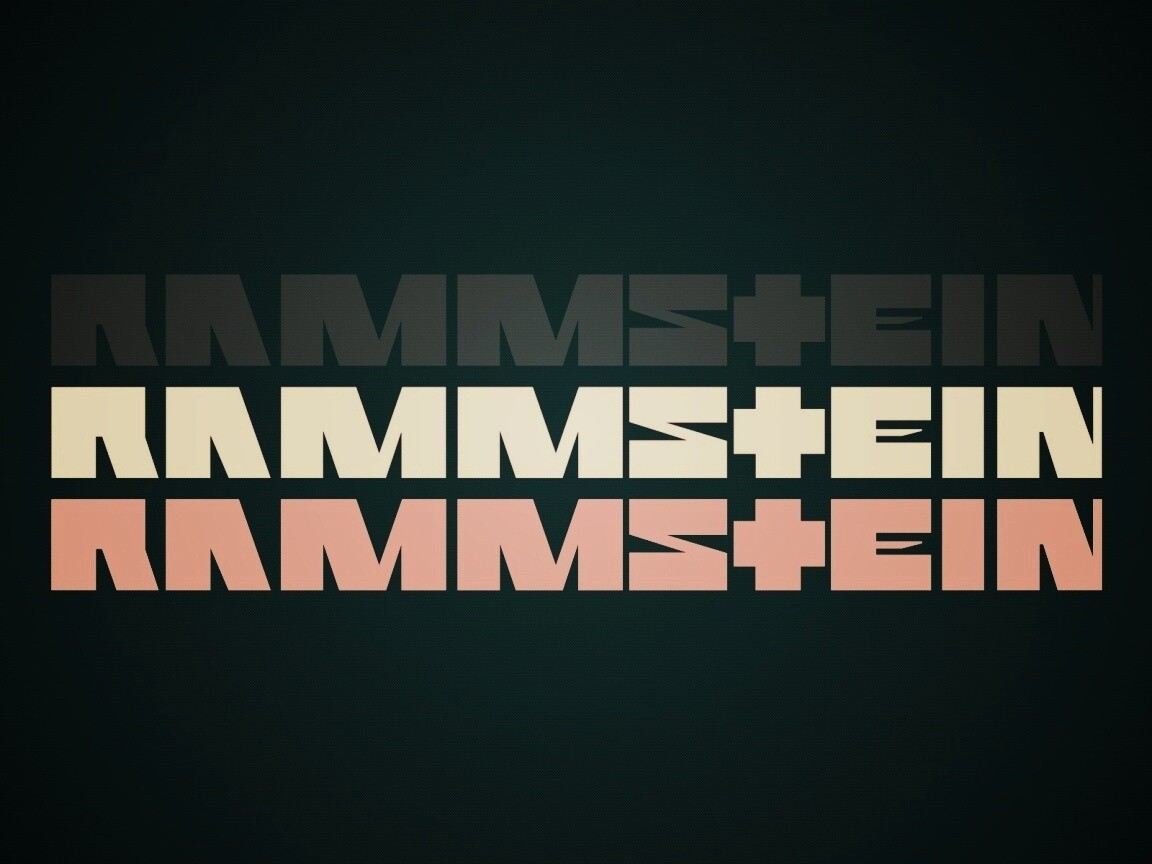 Rammstein логотип обои