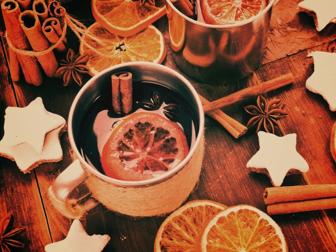 Уютный глинтвейн обои
