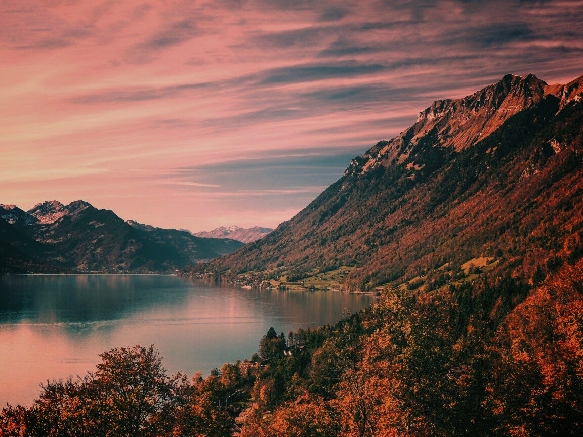 Горное озеро обои