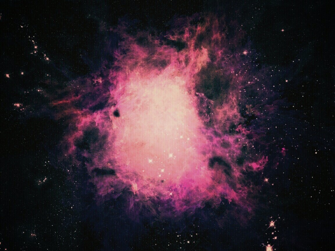 Фиолетовая туманность обои
