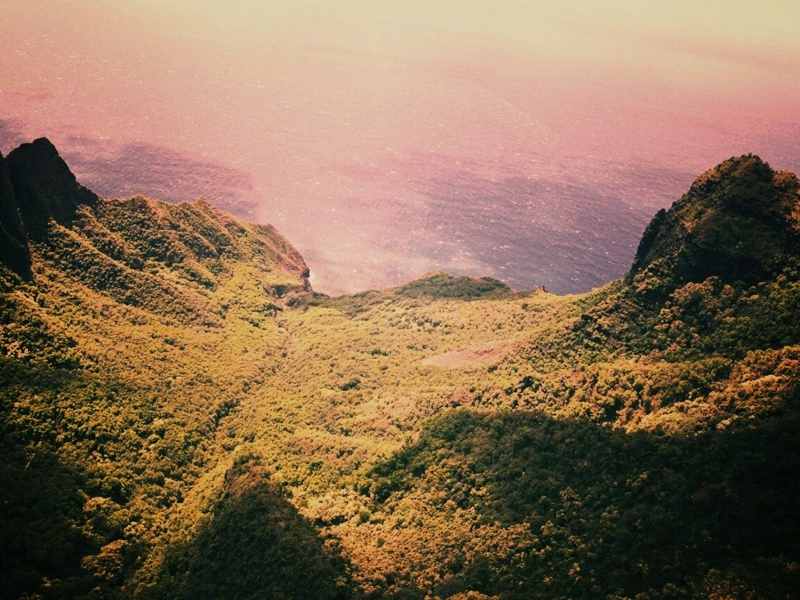 Горный пейзаж обои