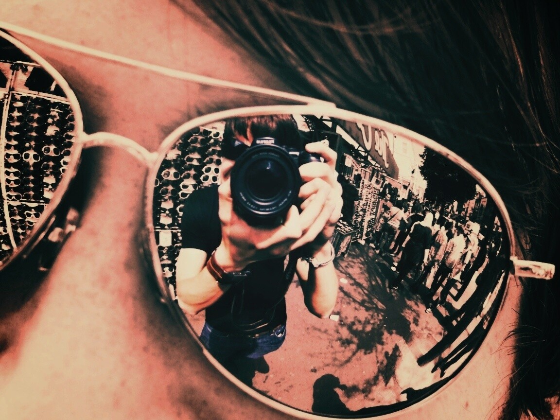 В очках обои