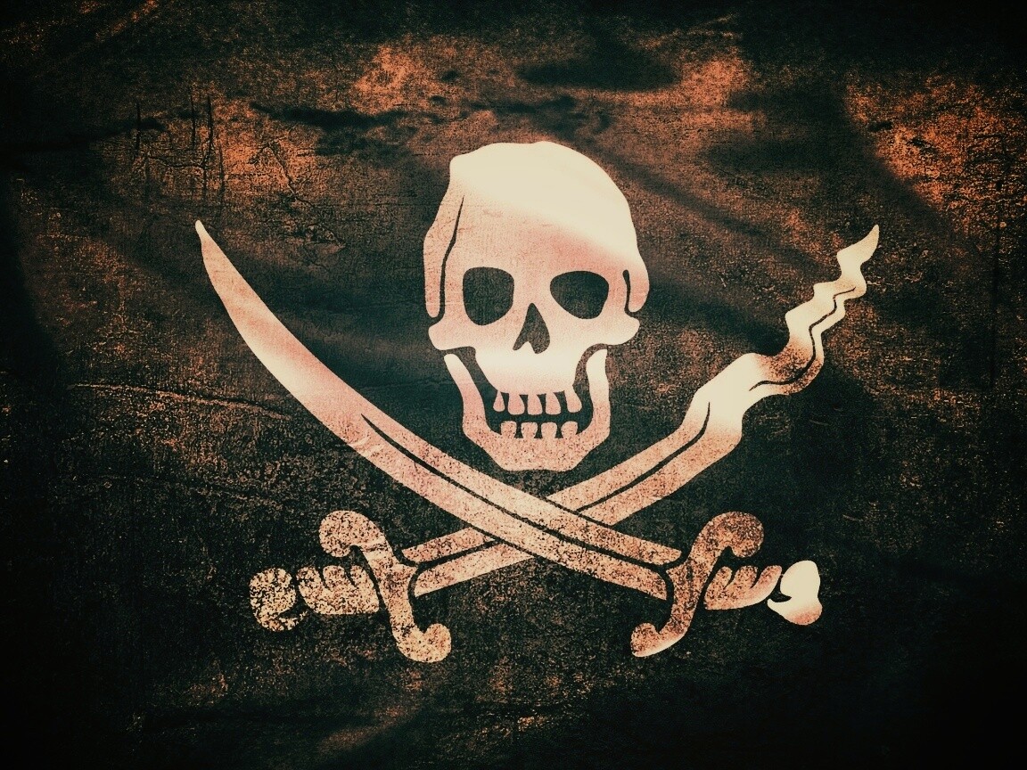 Пиратский флаг обои