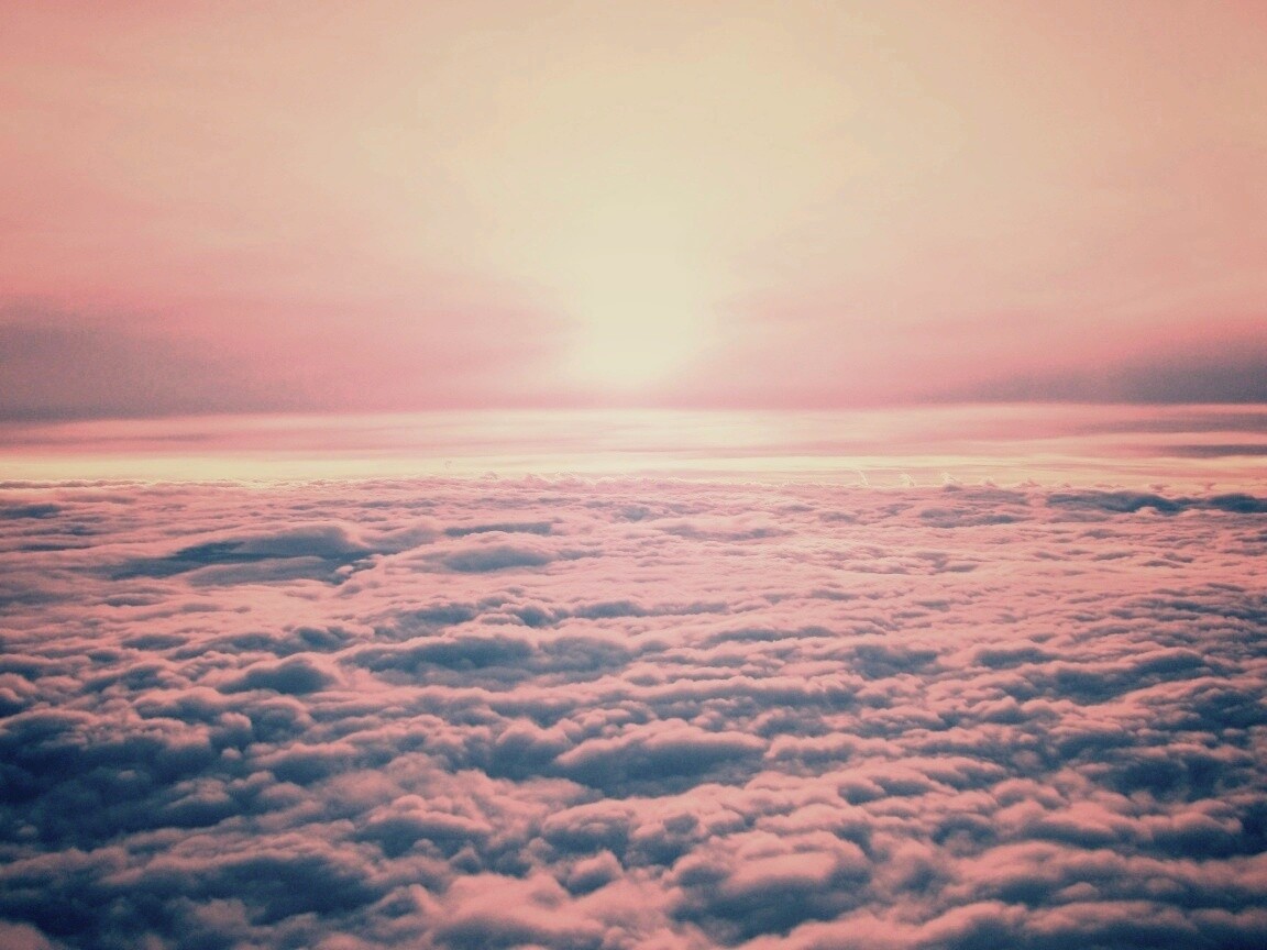 Над облаками обои