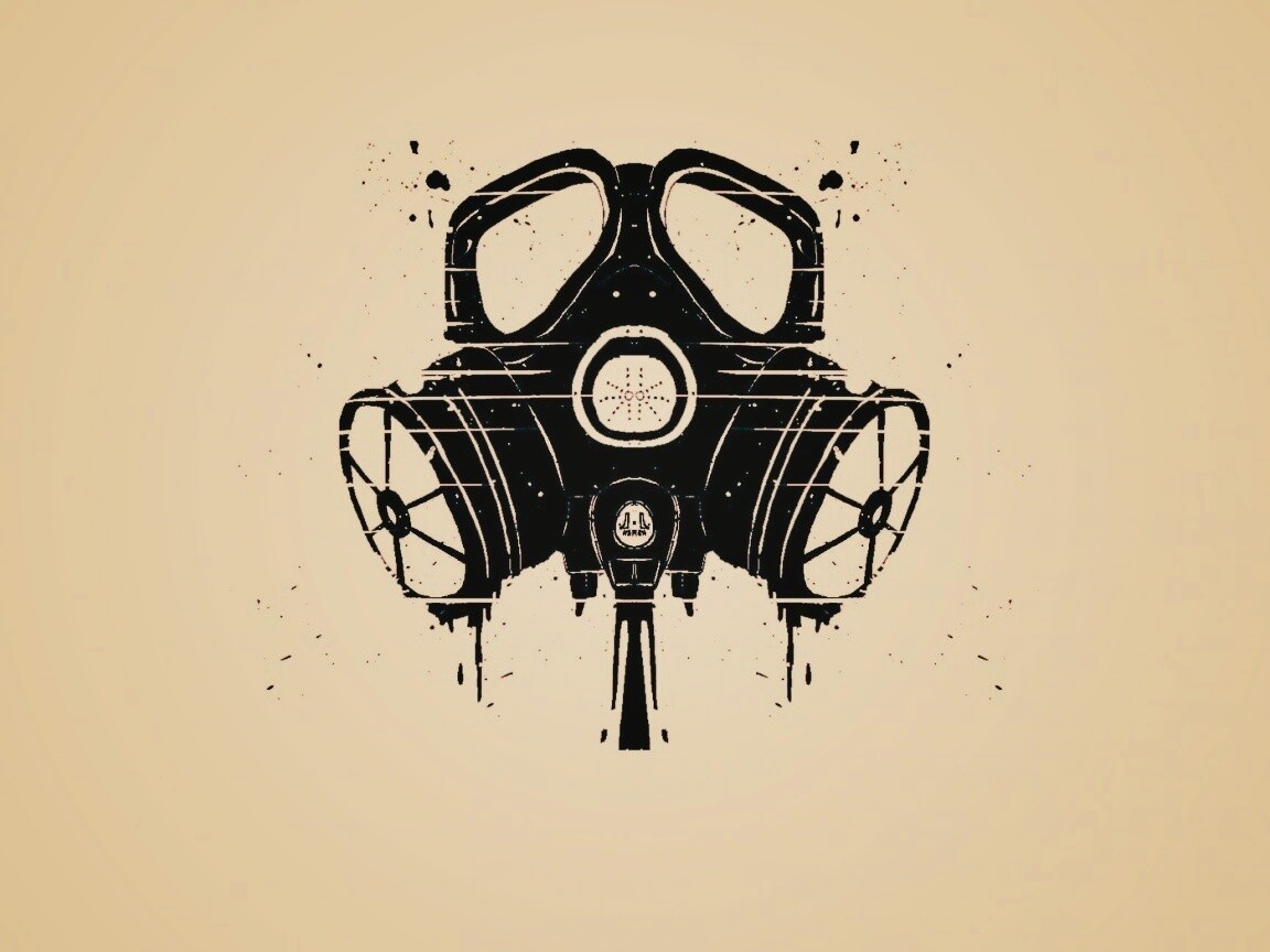 Противогаз обои