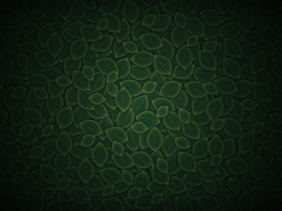 Векторные зеленые листья обои