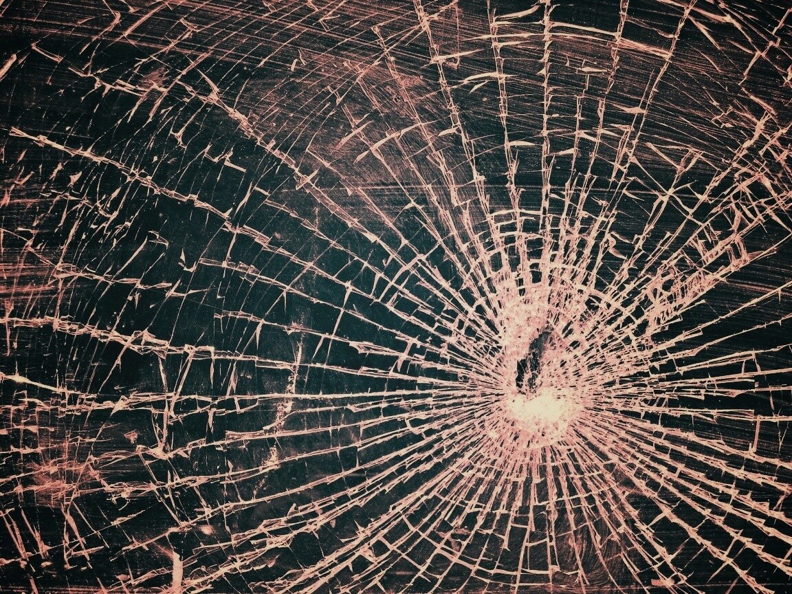 Разбитое стекло, текстура обои