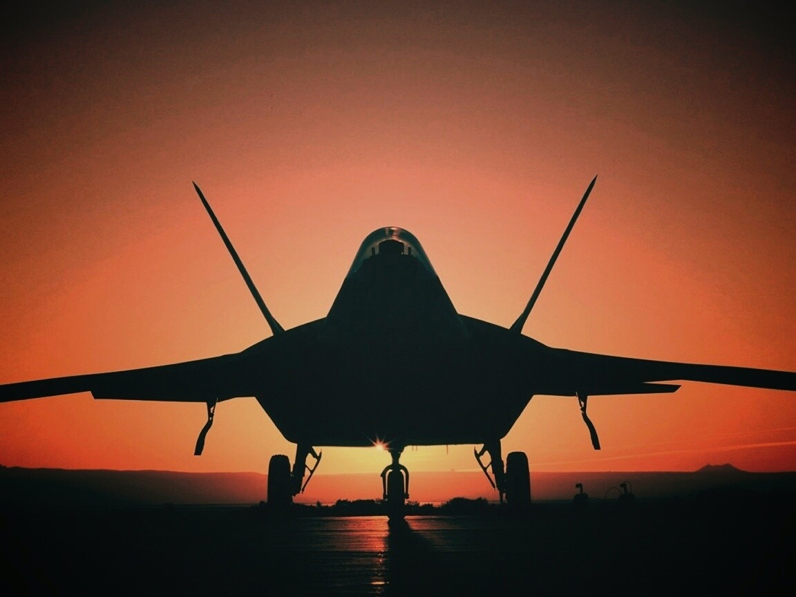Истребитель F22 обои