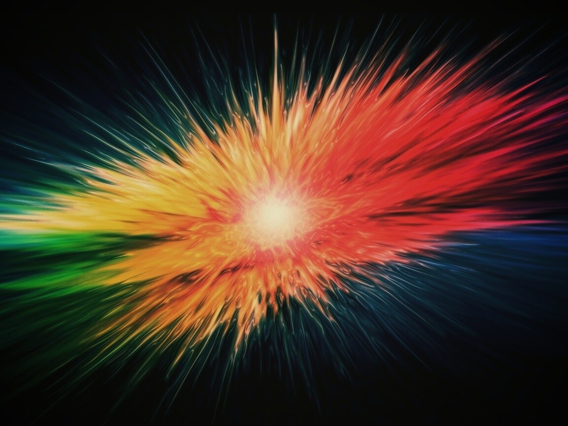 Цветовой взрыв обои