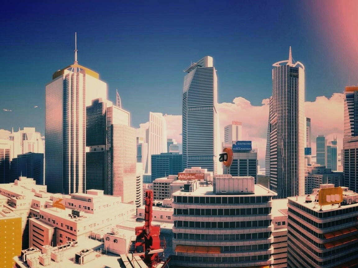 Город Mirrors Edge обои