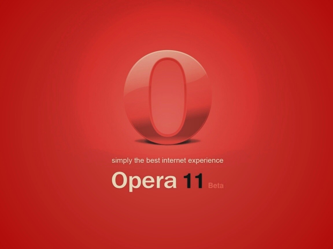 Opera 11 обои
