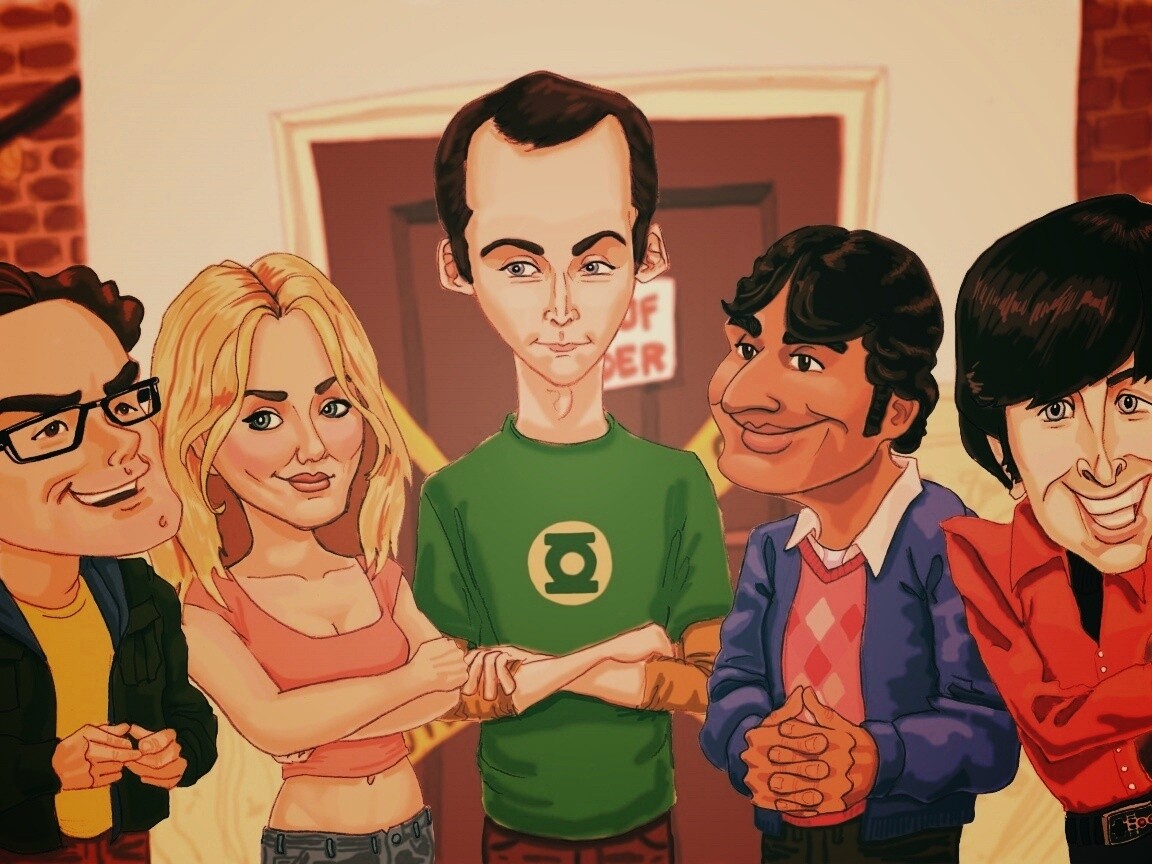 Теория большого взрыва (рисунок) обои