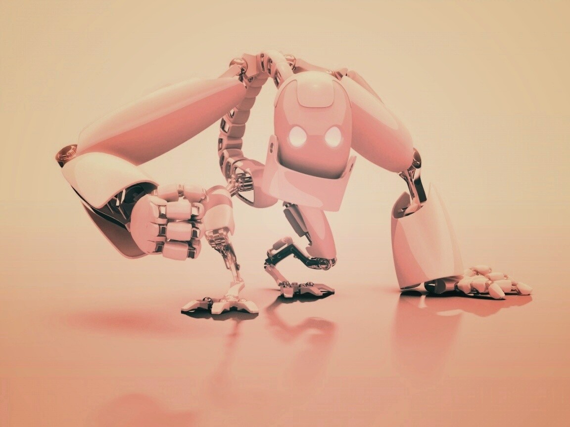 Крадущийся робот обои