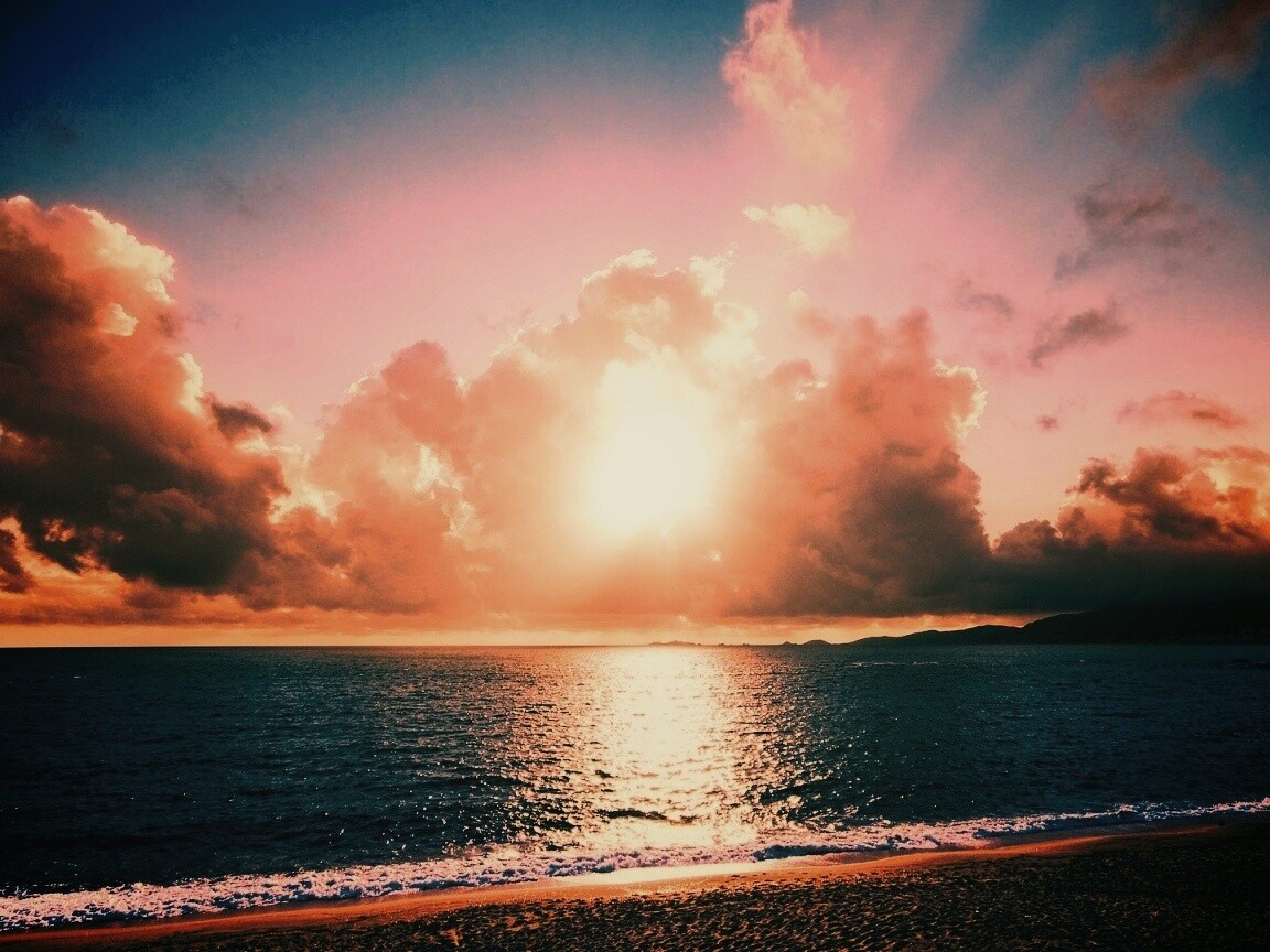 Солнечный пляж обои