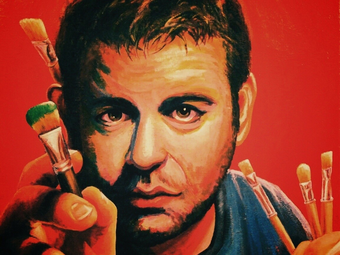 Нарисованный художник обои