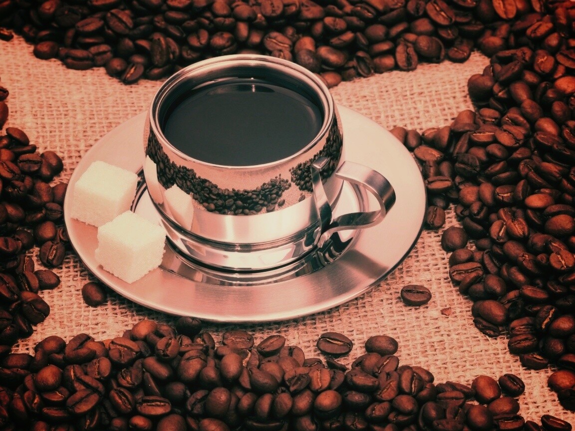 Кофе с сахаром обои