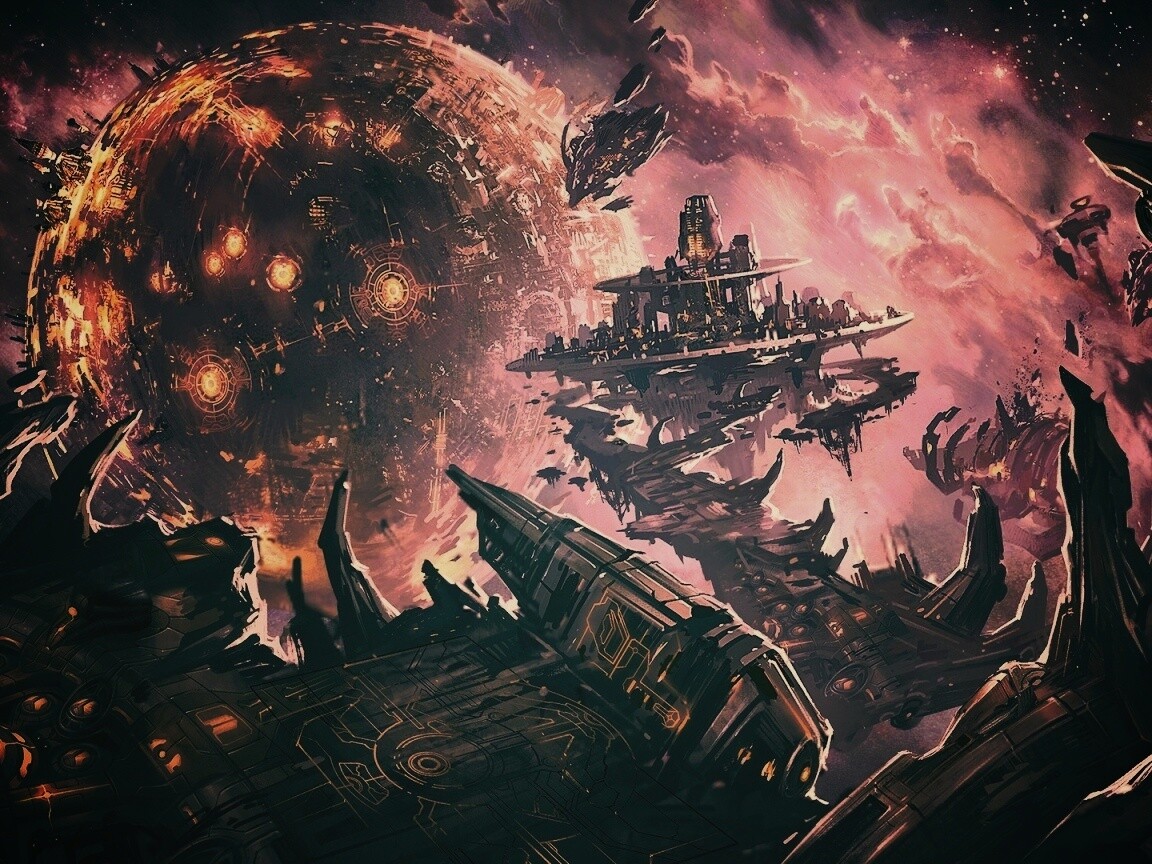 Фантастический пейзаж обои