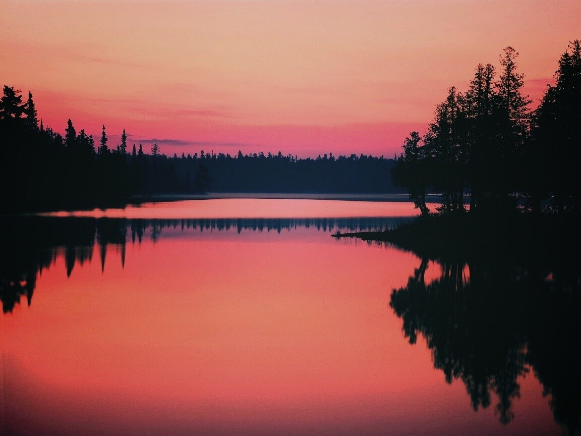 Вечерний пейзаж обои