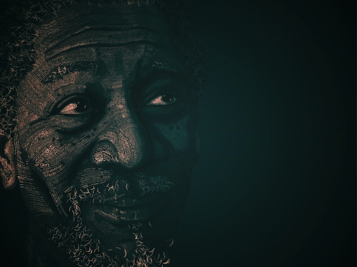 Морган Фриман — текстовый портрет обои