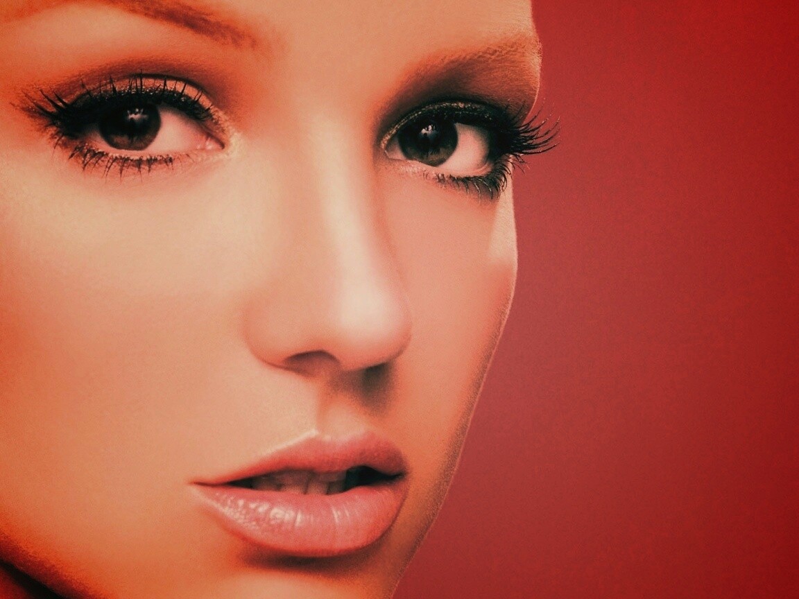 Лицо Бритни обои