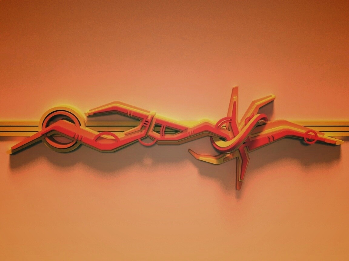 3D Граффити обои